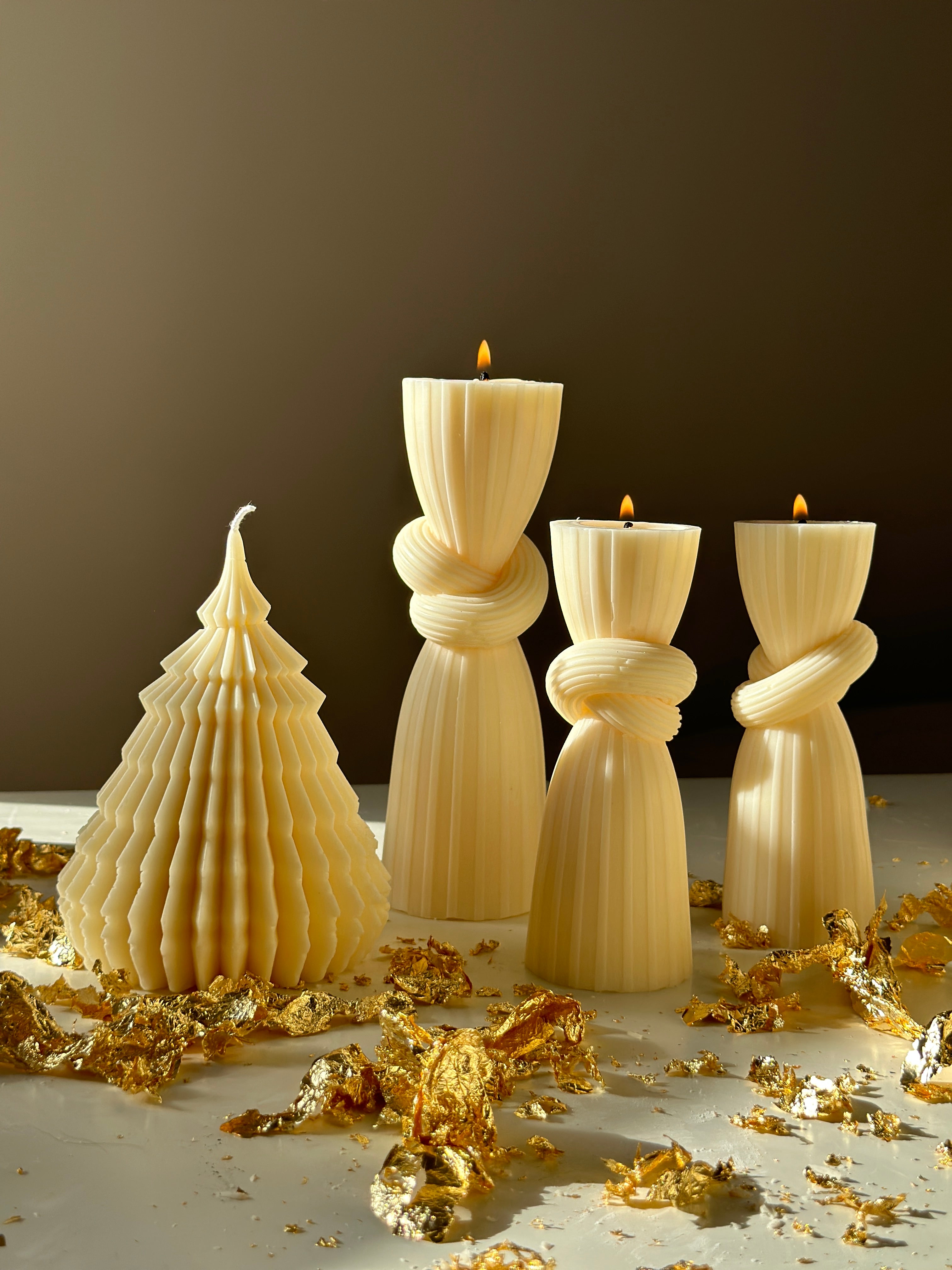 Tall Knot Eco Candle