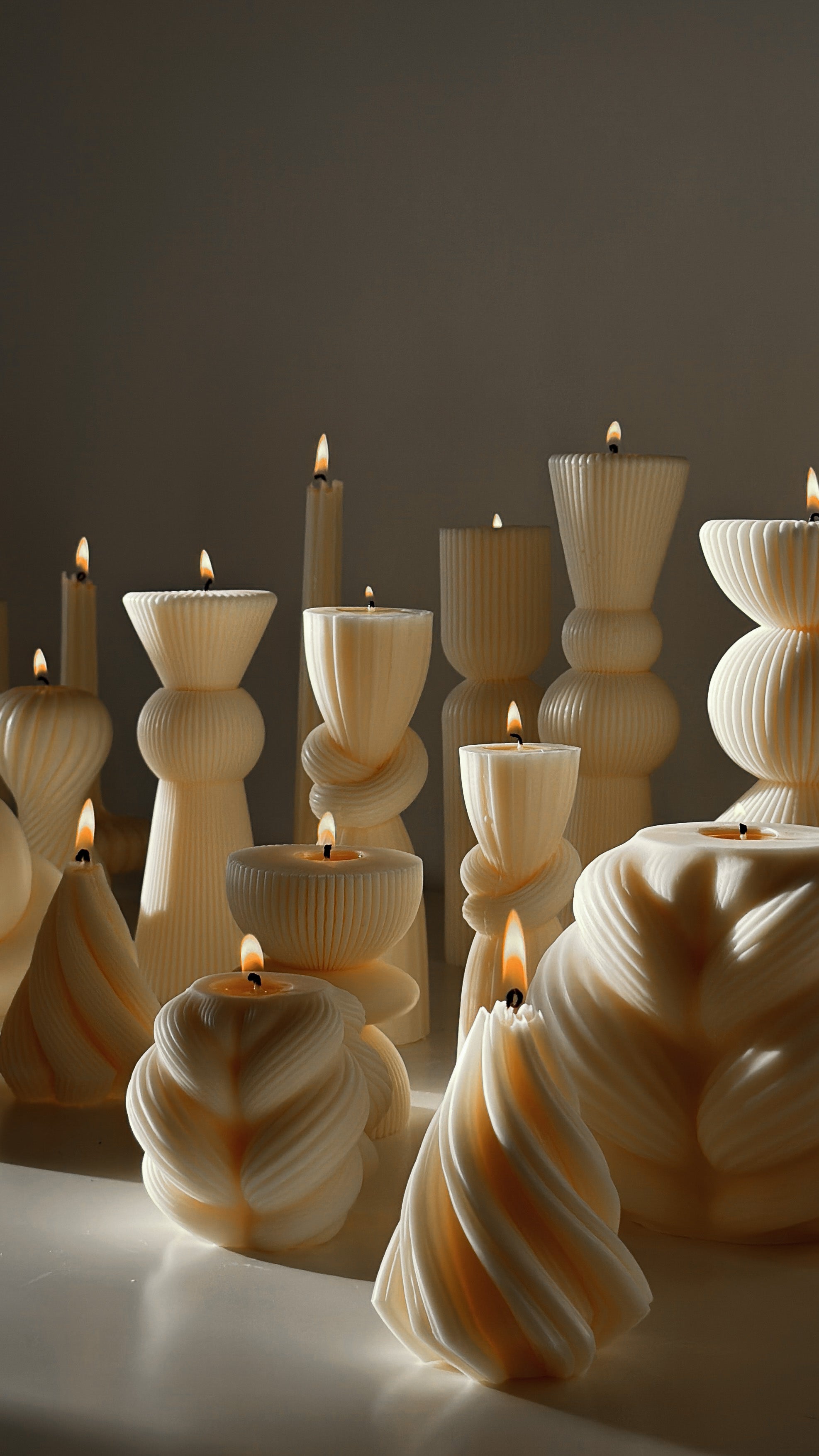 Tall Knot Eco Candle