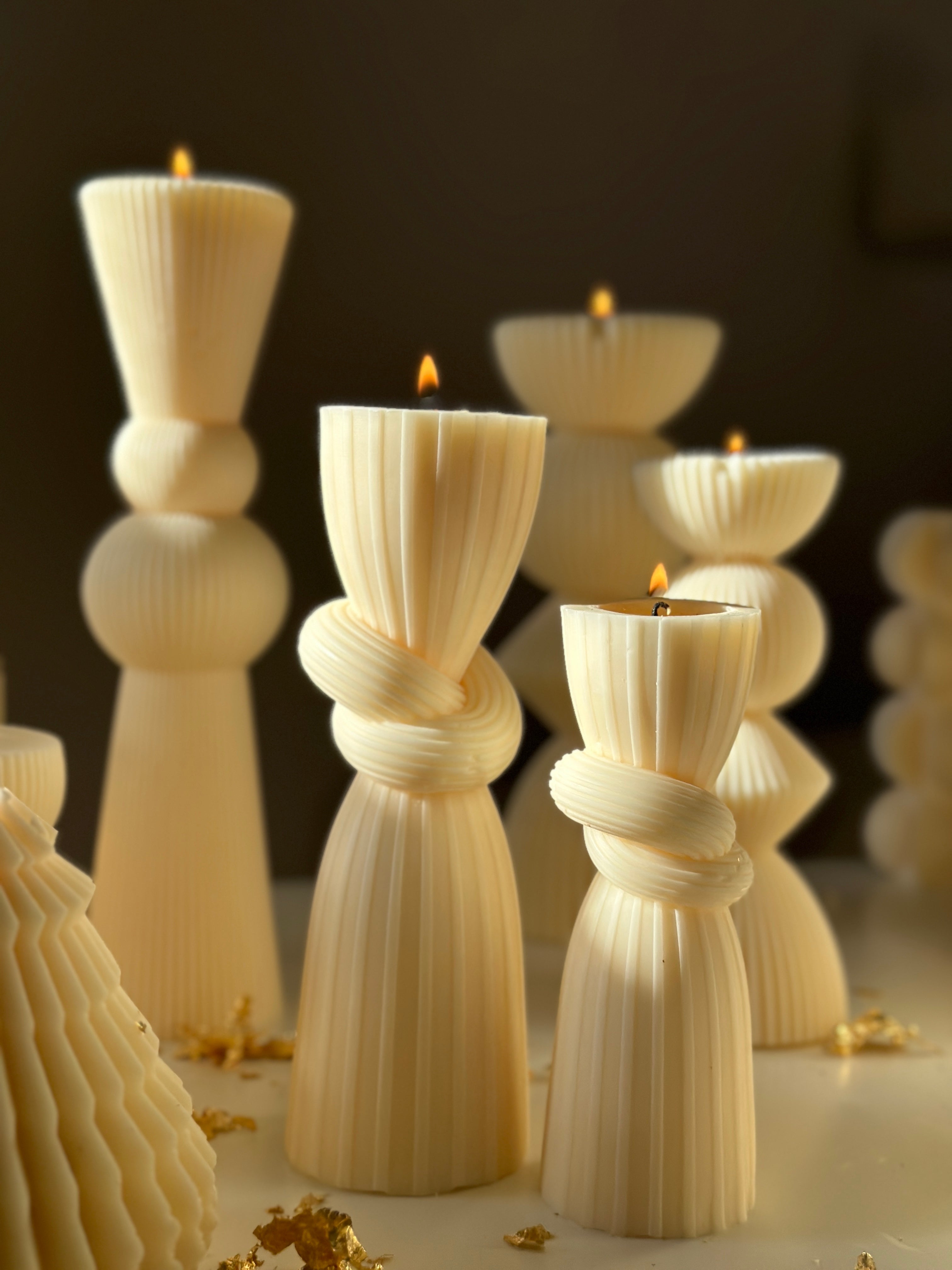 Tall Knot Eco Candle