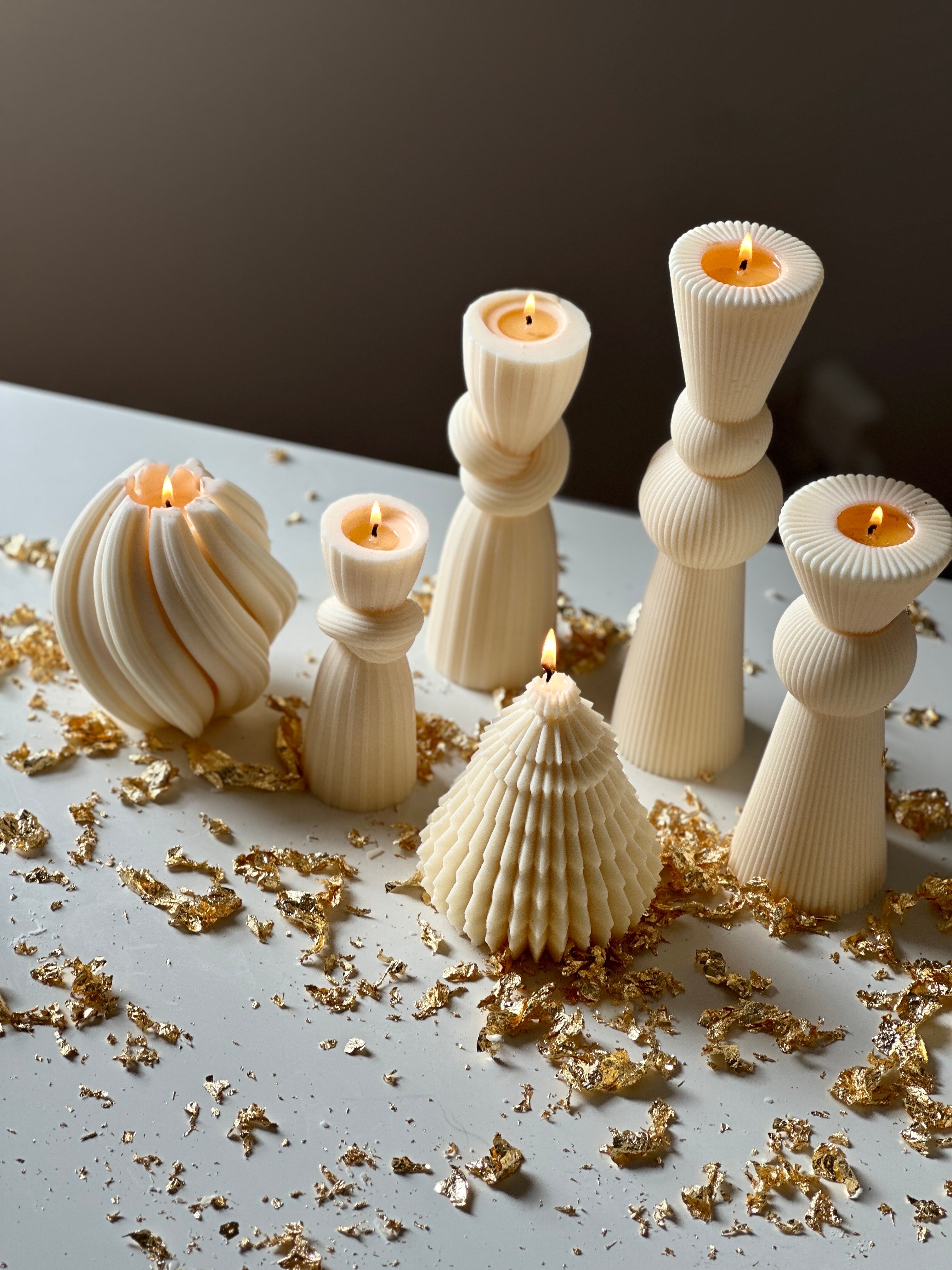 Tall Knot Eco Candle