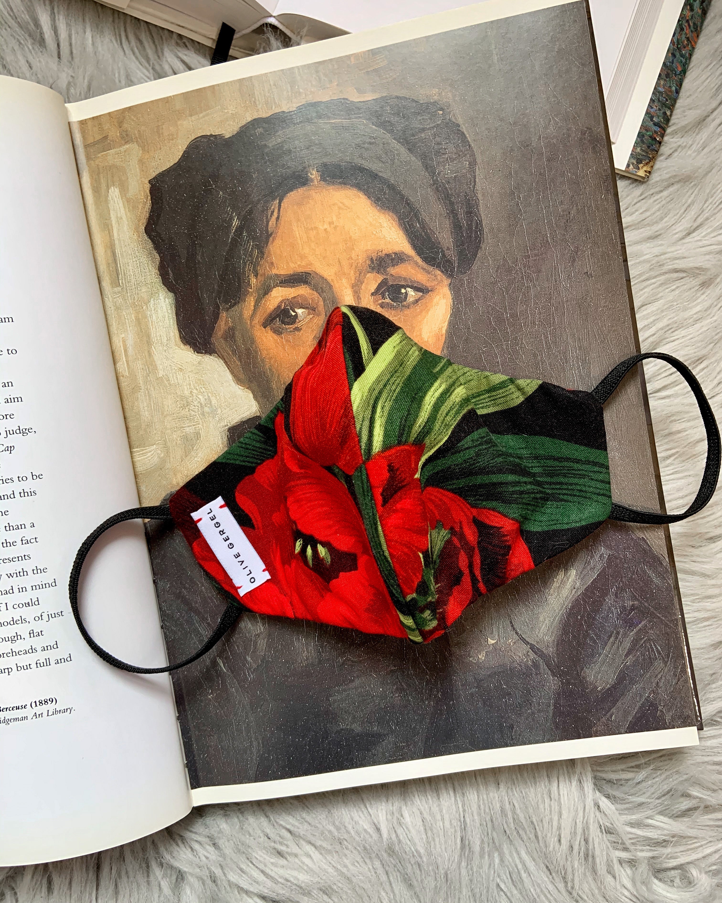 Captivating Tulips Cotton Mask