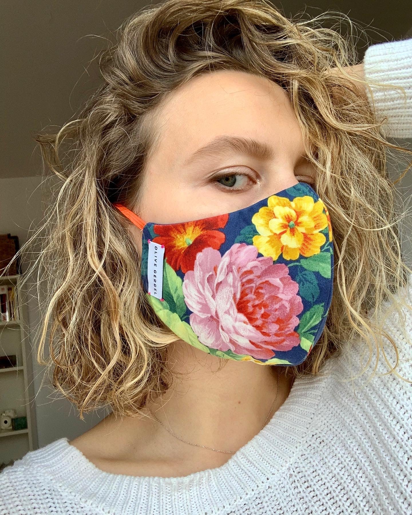 Floral Cotton Mask