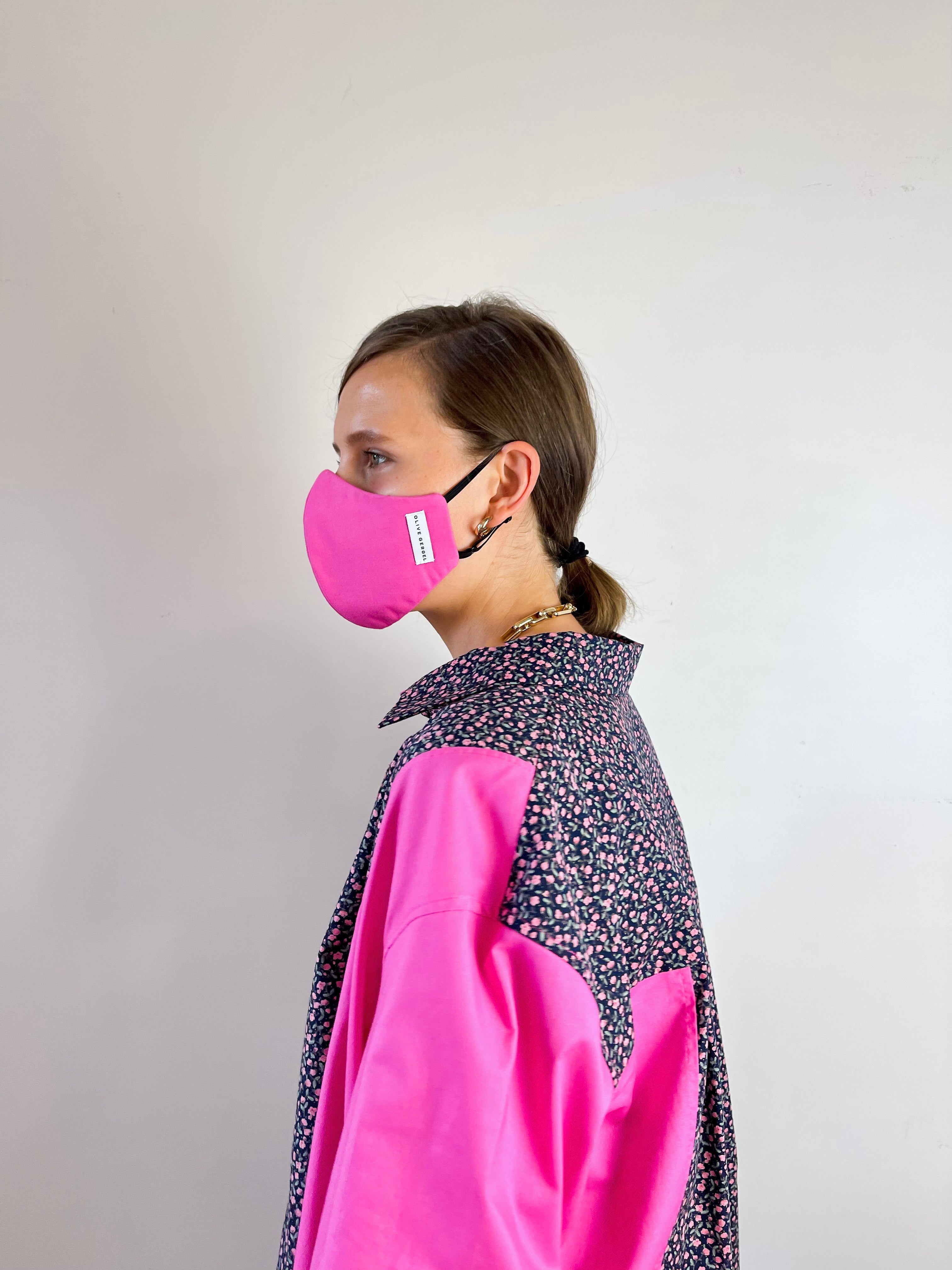 Candy Pink 🍭 Cotton Mask