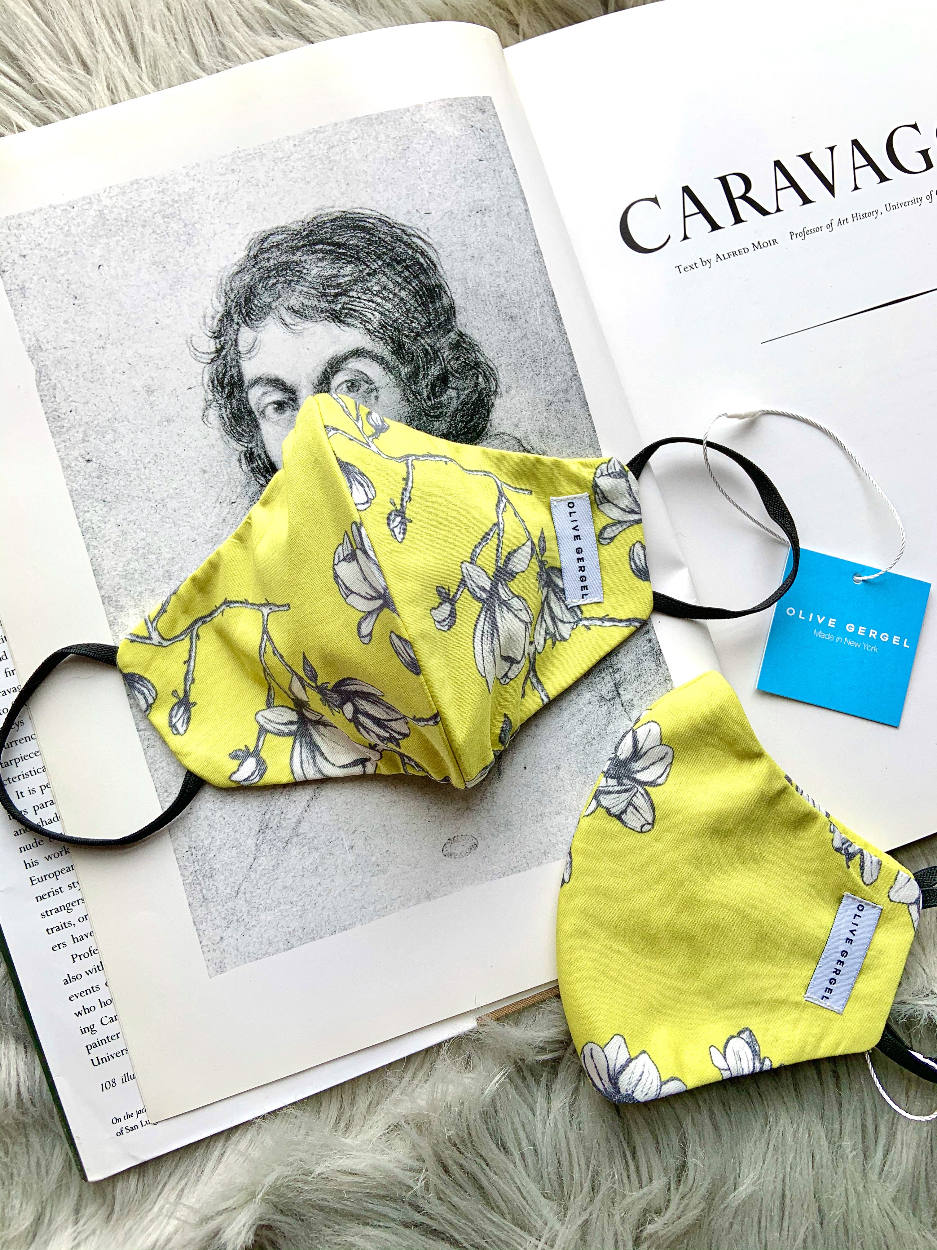 Citrus Magnolia Cotton Mask