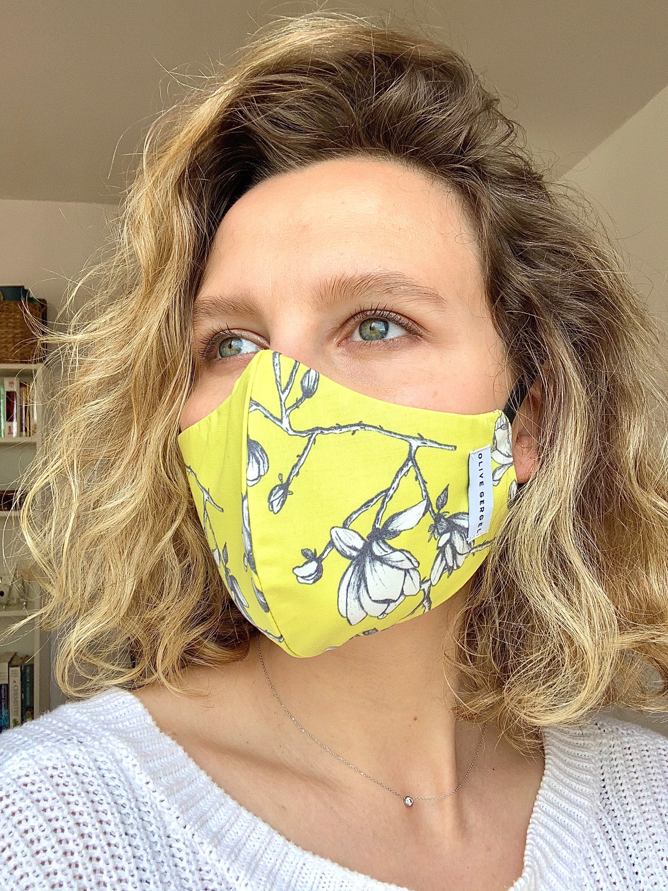 Citrus Magnolia Cotton Mask