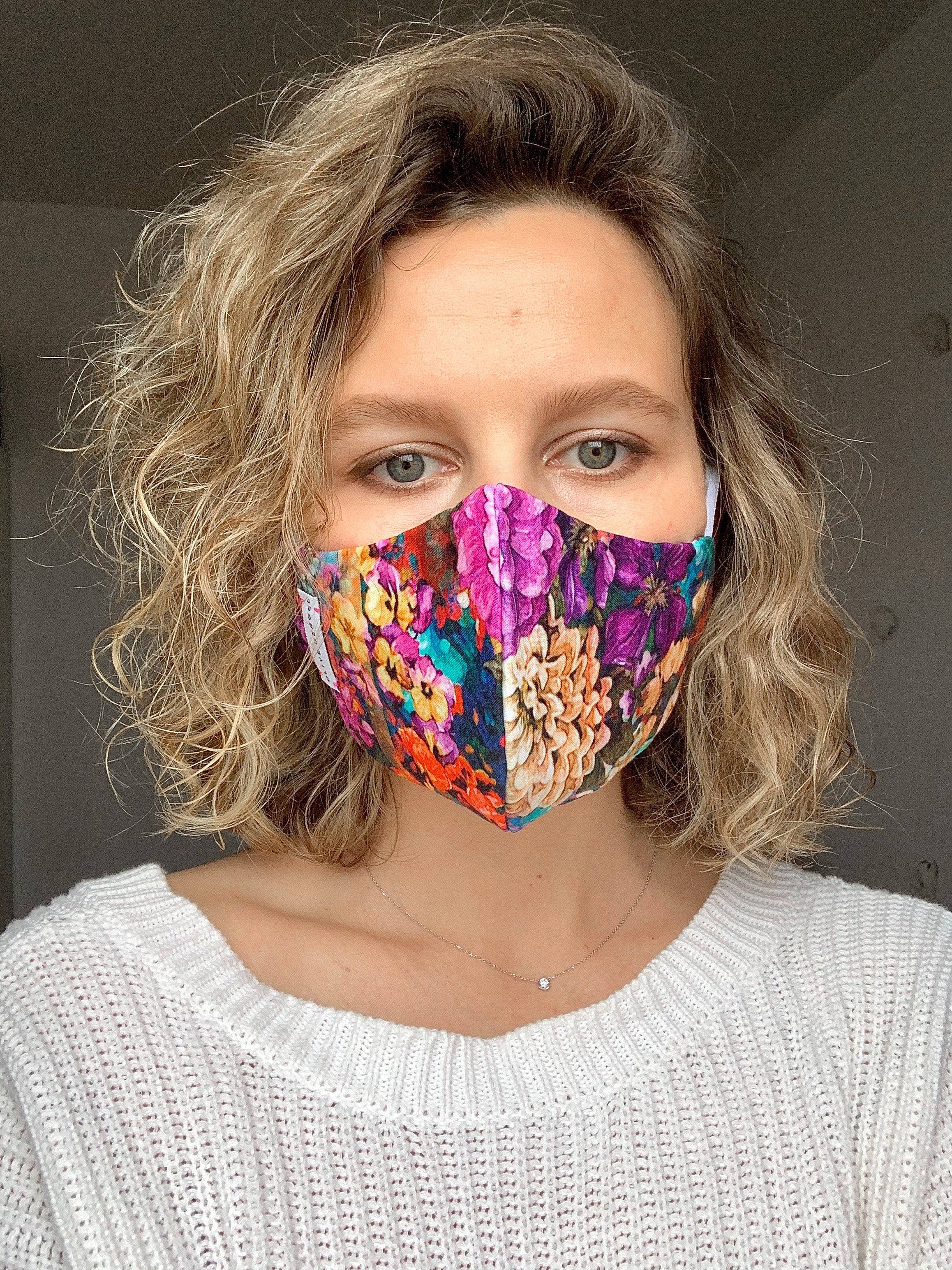 Urban Flowers Cotton Mask