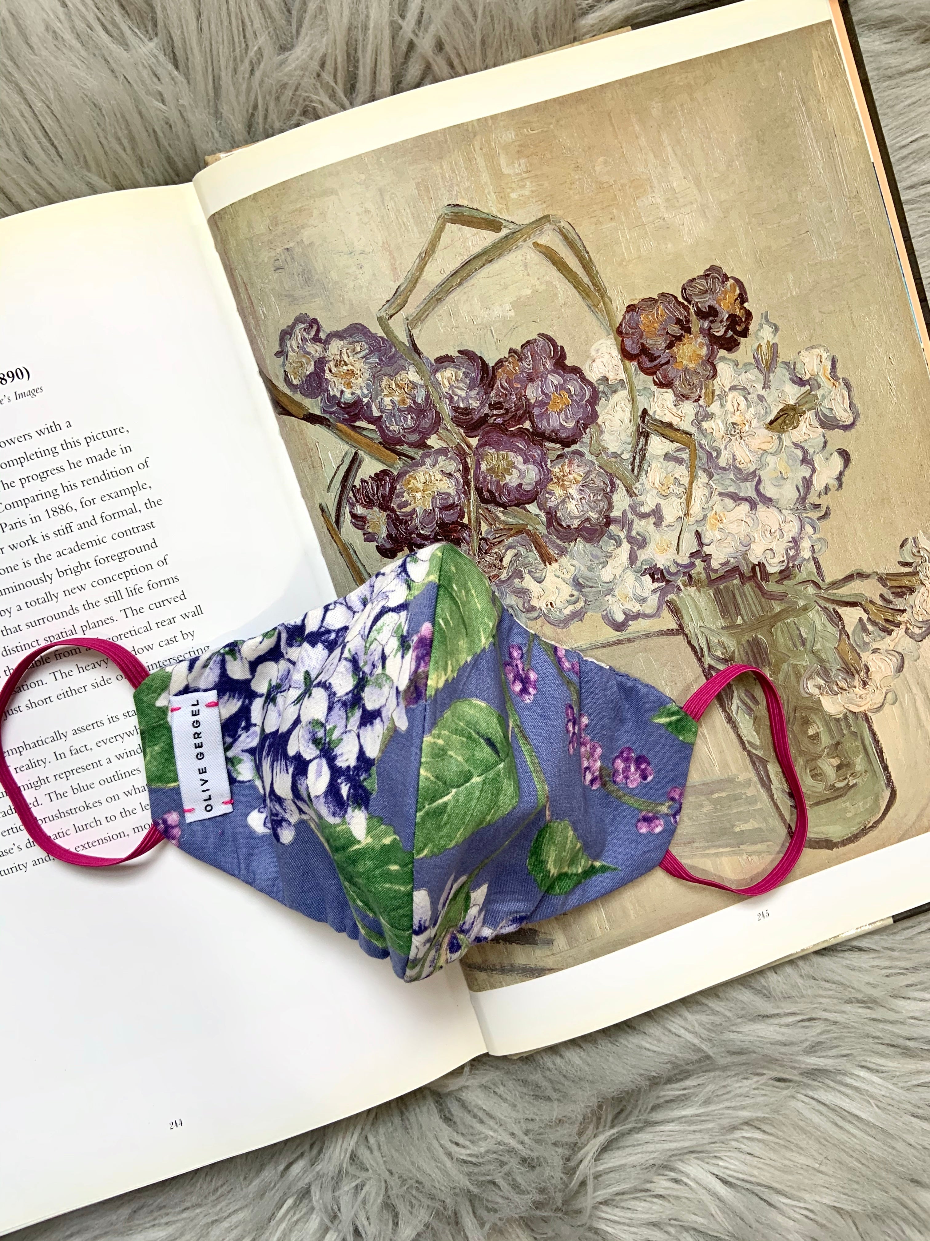 Hydrangea Cotton Mask
