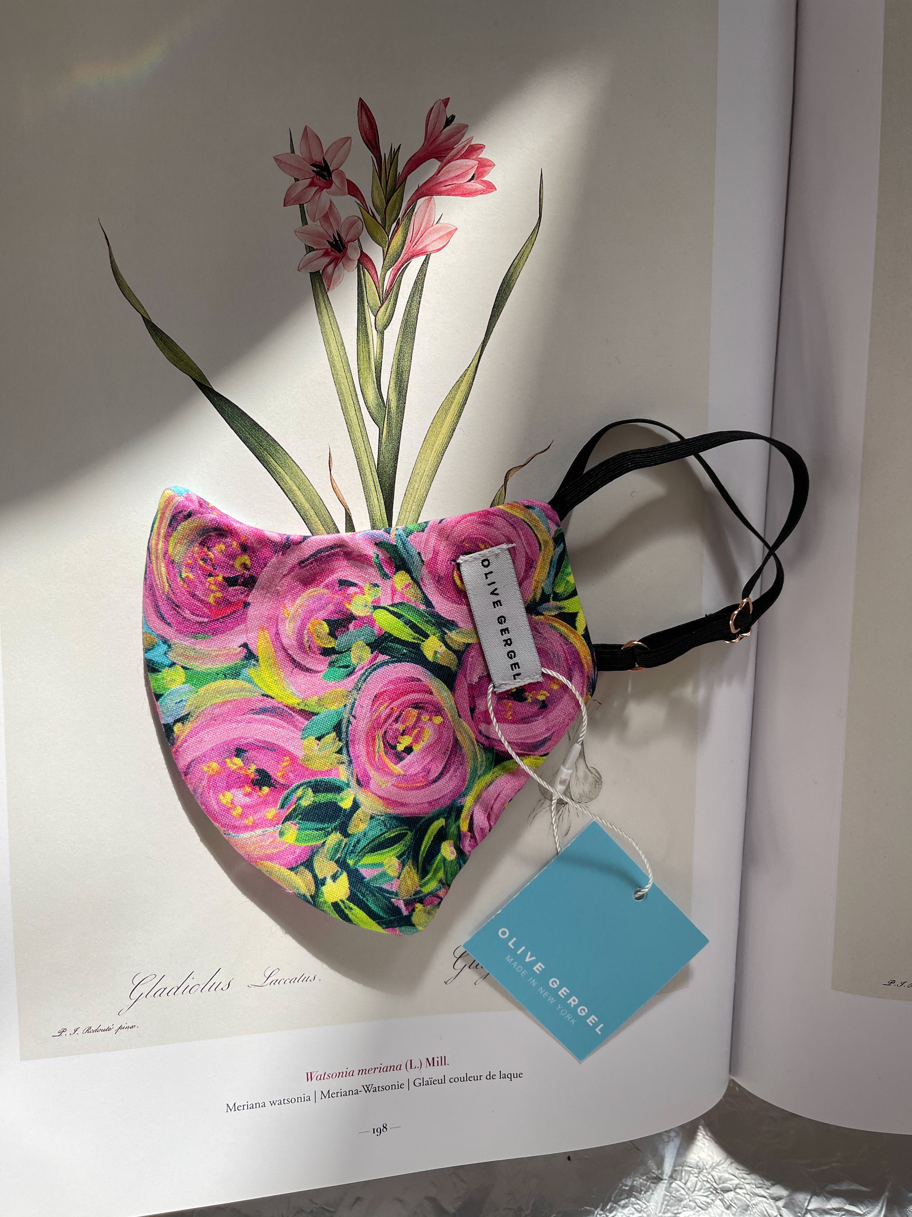 Enchanting Brush Strokes Cotton Mask