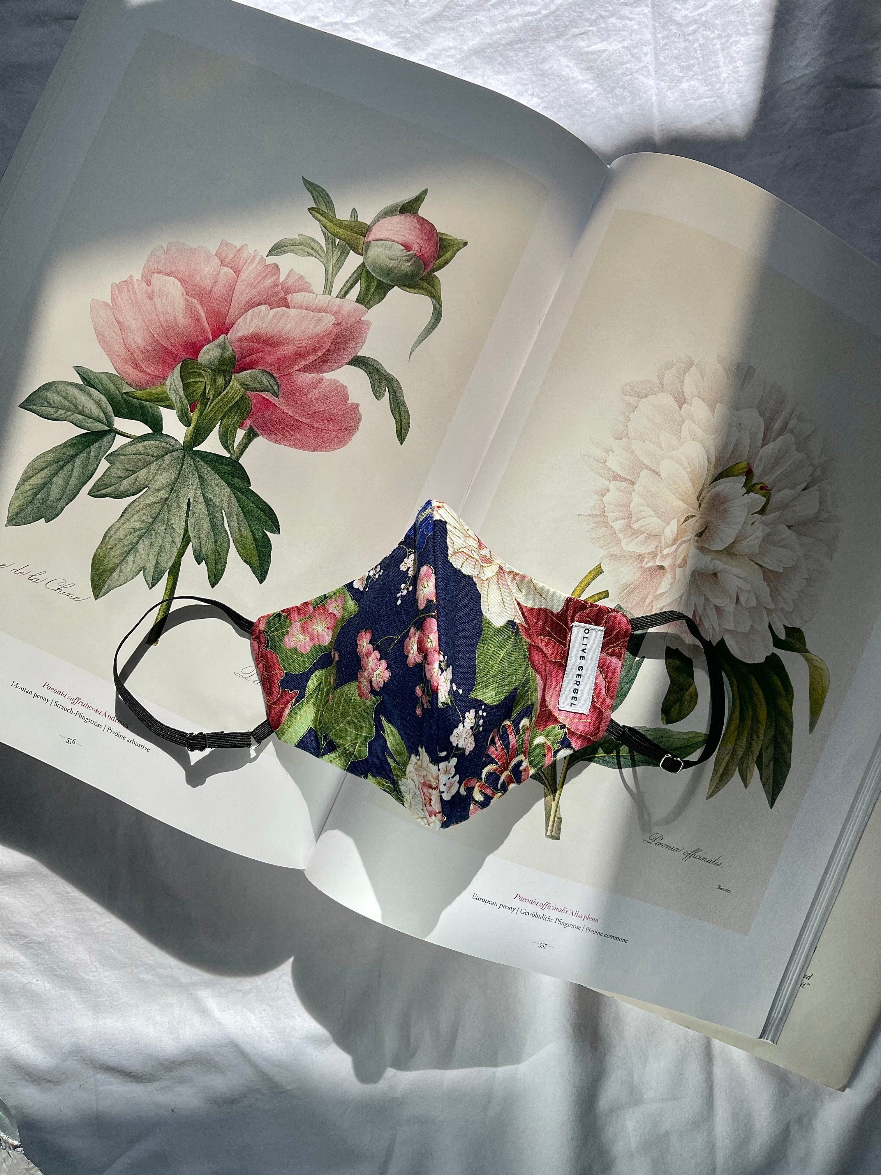 Blooming Haiku Cotton Mask