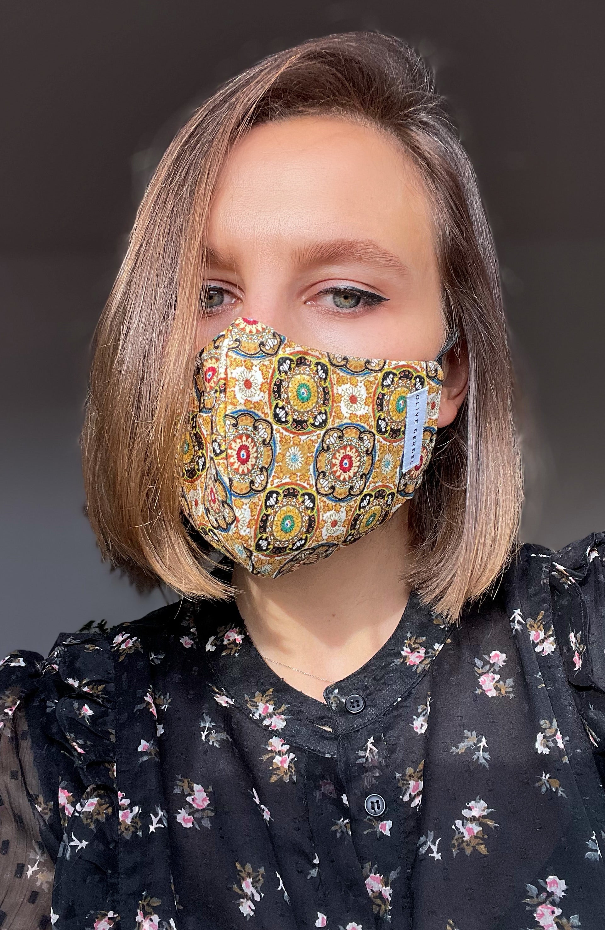 Mesmerizing Medallions Cotton Mask