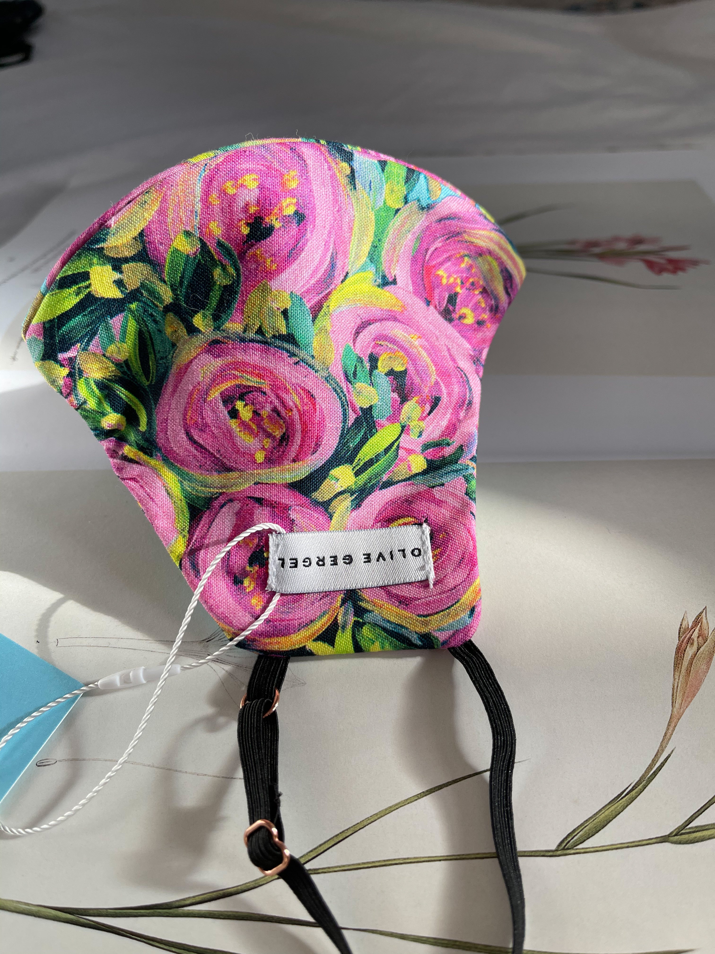 Enchanting Brush Strokes Cotton Mask