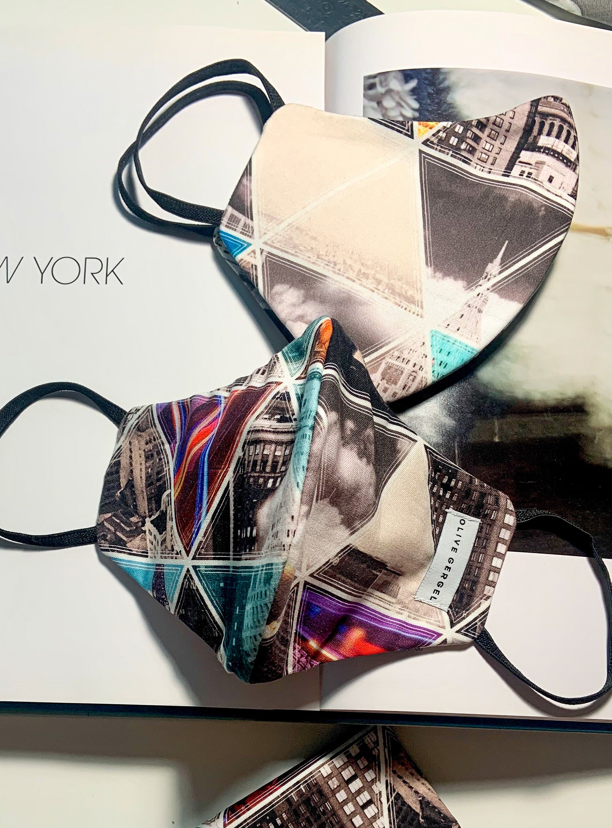 Metropolis Mosaic Cotton Mask