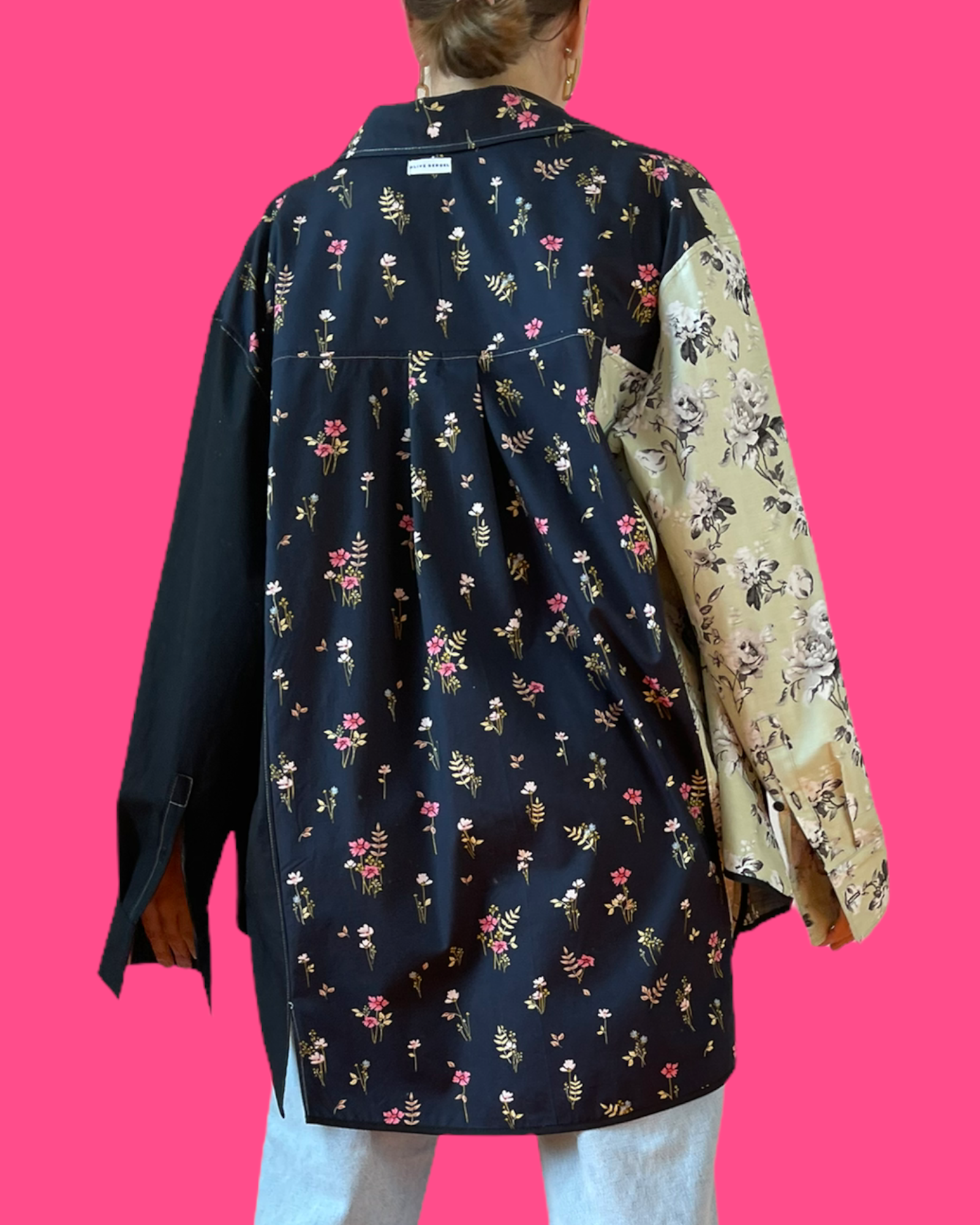 Floral Cotton Oversized Shirt