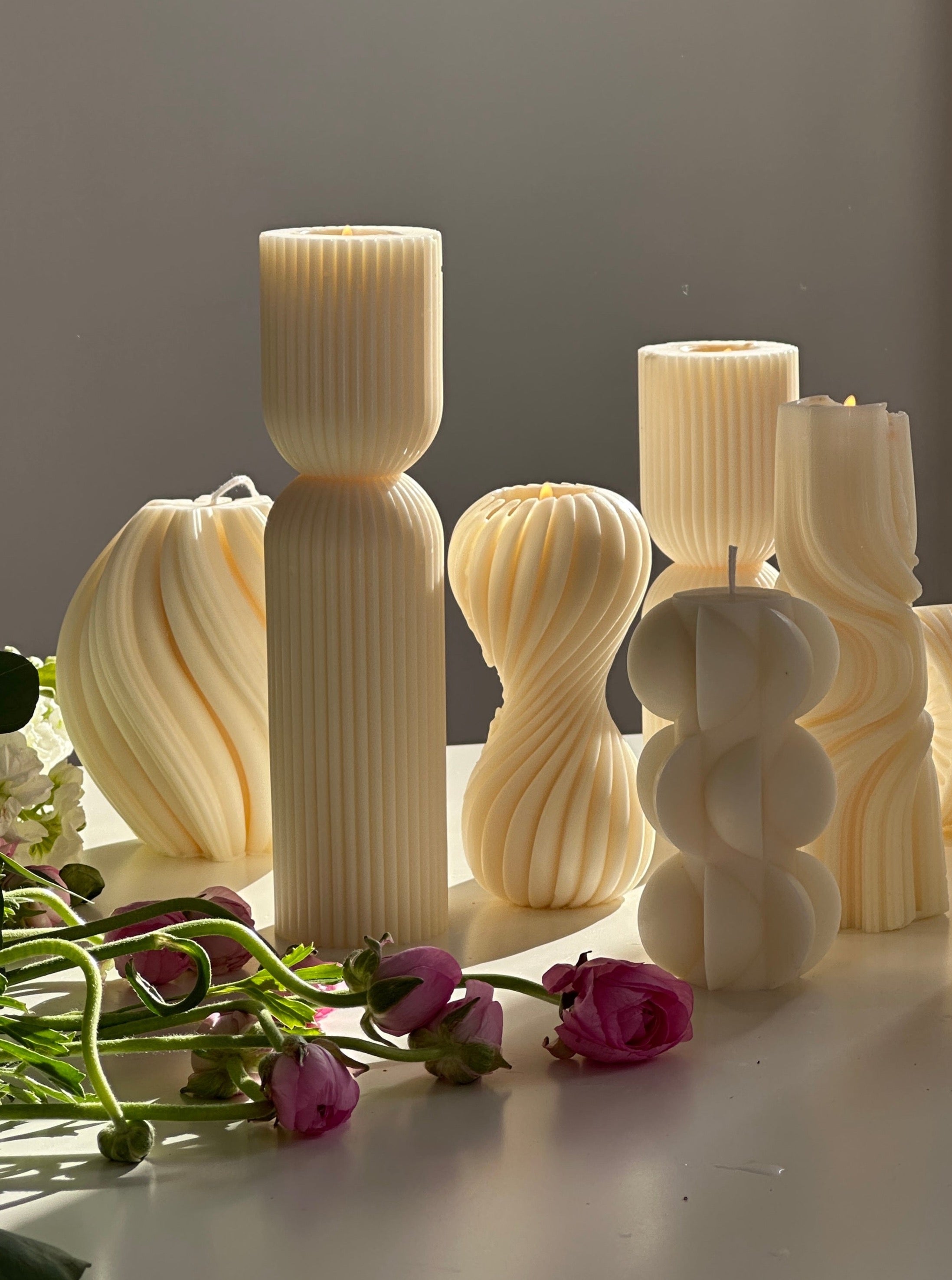 Small Scallop Eco Soy Candle