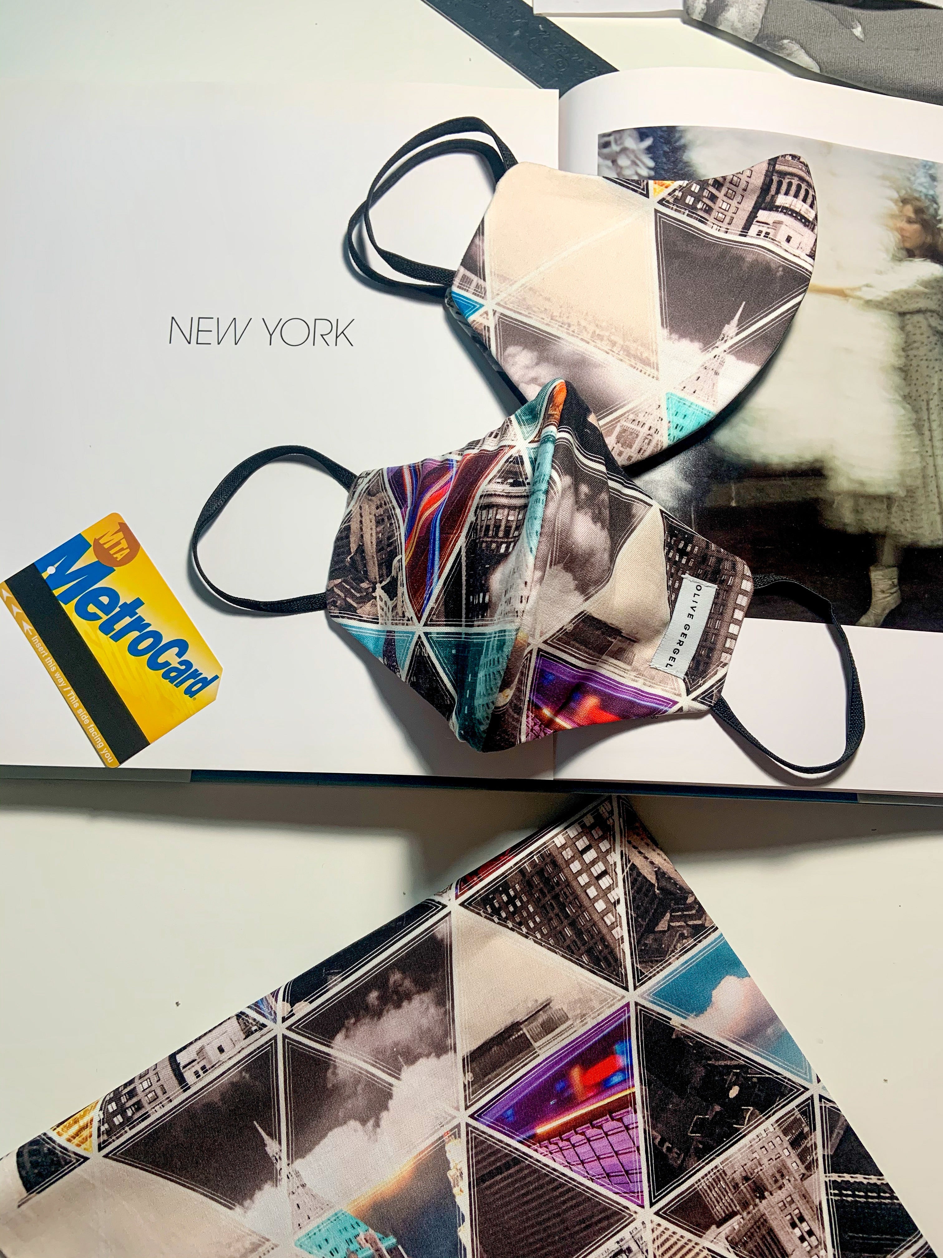 Metropolis Mosaic Cotton Mask