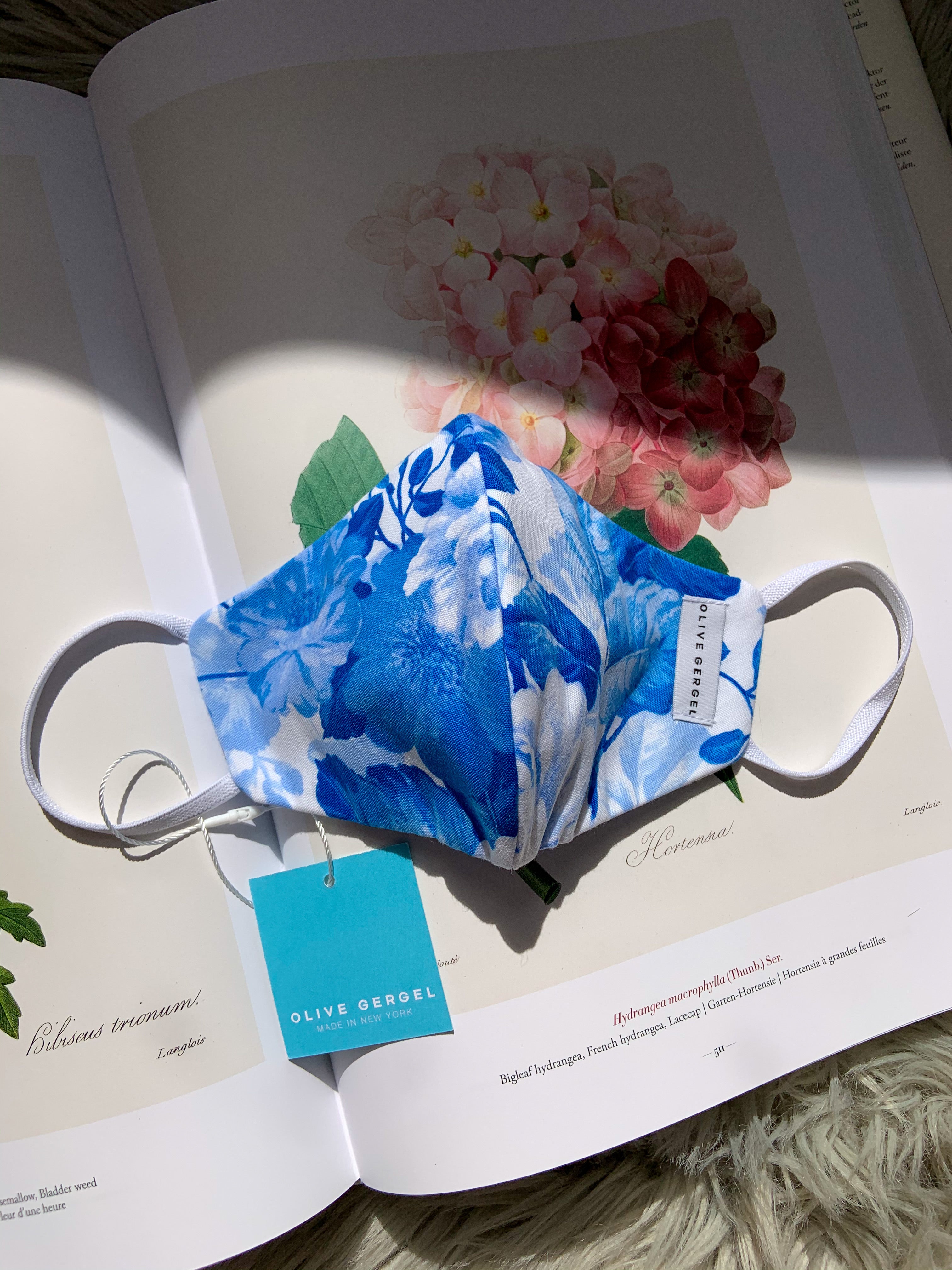 100% cotton face mask with a beautiful print