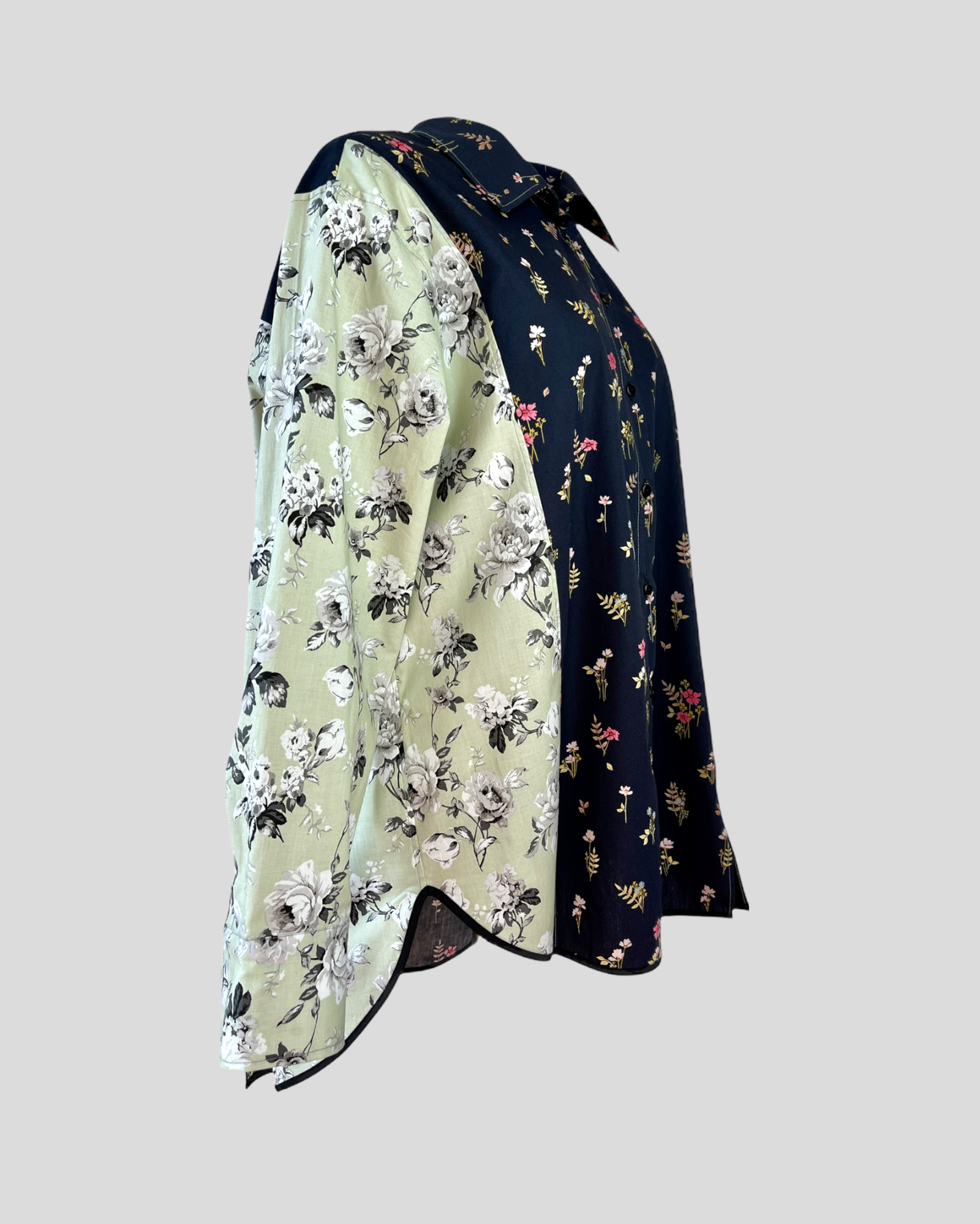 Floral Cotton Oversized Shirt