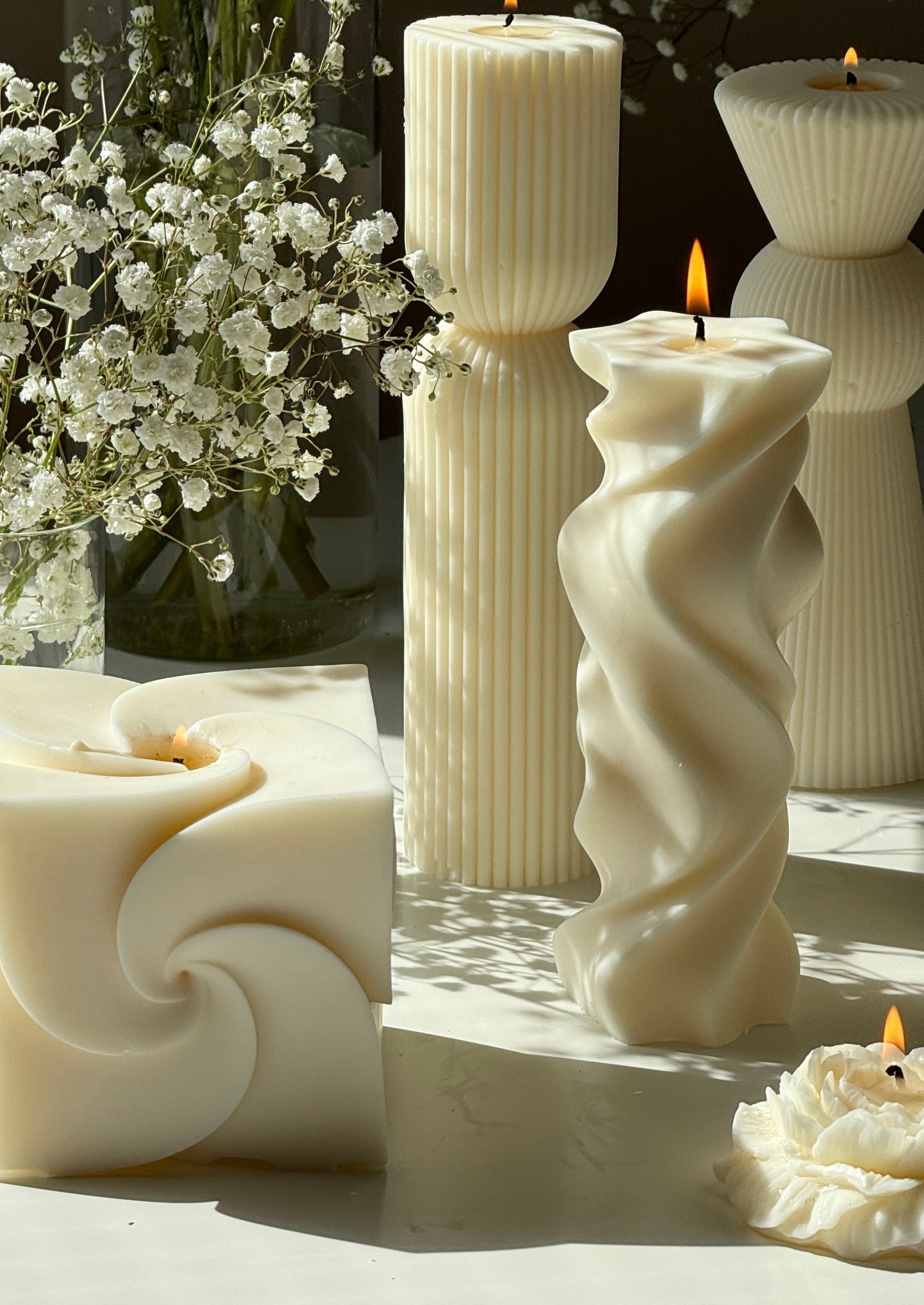 Spiral Eco Soy Candle